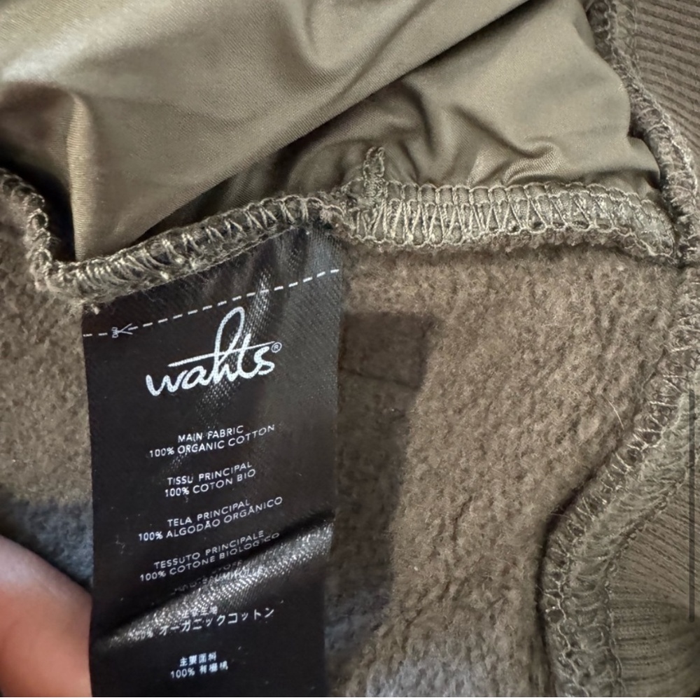 WAHTS EUC Vance Tech Luxury Hoodie Hooded Sweatshirt L Green - Picture 7 of 11